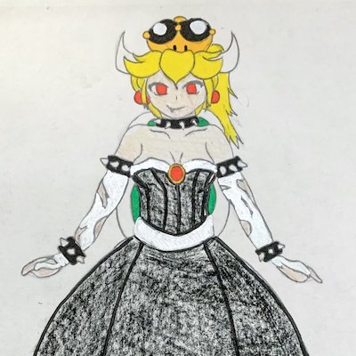 Bowsette and Chomp-Chompette