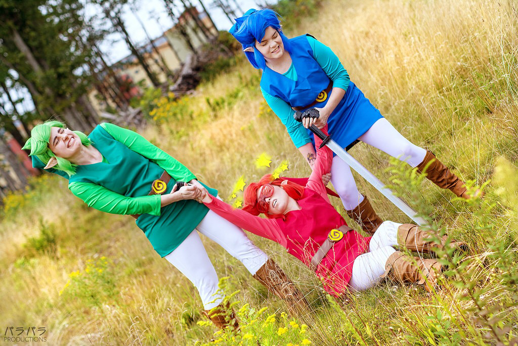 Green Link Cosplay. With Pawp-Print Cosplay & Rava Cosplay