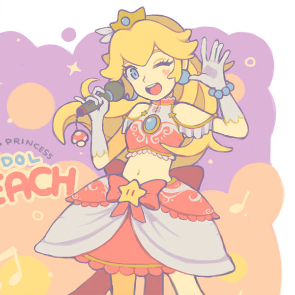 Super Idol Princess Peach Cosplay by Saporion